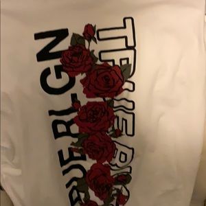 True Religion large rose shirt